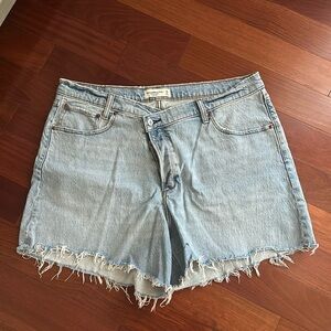 Abercrombie & Fitch Light Blue Jean Shorts